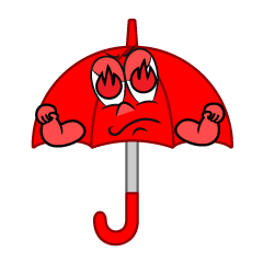 Burning Umbrella