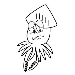 Depressed Squid