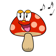 Singing Red Mushroom