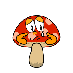Sad Red Mushroom