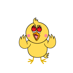 Enthusiastic Chick