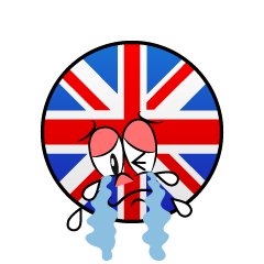 Bandera Británica Llorando