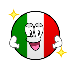 Bandera Italiana Confiado
