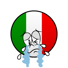 Bandera Italiana Llorando