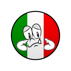 Bandera Italiana Triste