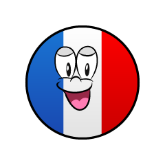 Bandera Francesa Sonriente