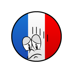 Bandera Francesa Deprimido