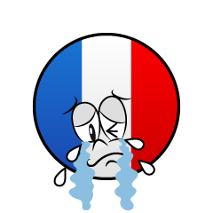 Bandera Francesa Llorando