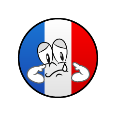 Bandera Francesa Triste