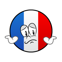 Bandera Francesa Preocupado
