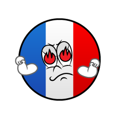 Bandera Francesa Entusiasmo