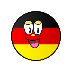 Bandera Alemana Sonriente