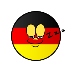 Sleeping German Symbol