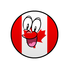 Bandera Canadiense Sorprendente