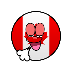 Bandera Canadiense Relajante