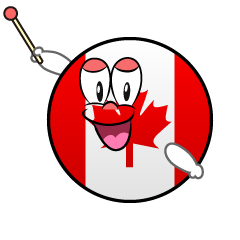 Bandera Canadiense Explique