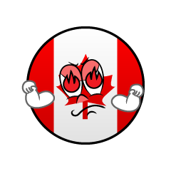 Bandera Canadiense Entusiasmo