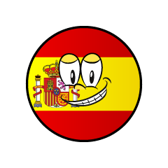 Bandera Española Sonriendo