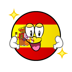 Bandera Española Confiado