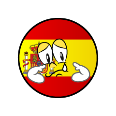 Bandera Española Triste