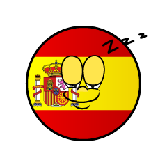 Bandera Española Dormido