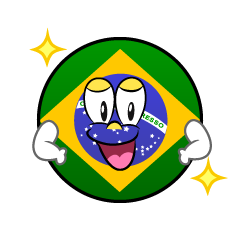 Bandera Brasil Confiado