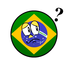 Bandera Brasil Pensando