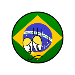Bandera Brasil Deprimido