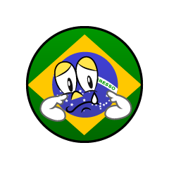 Bandera Brasil Triste