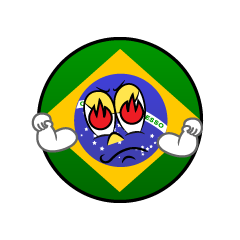 Bandera Brasil Entusiasmo