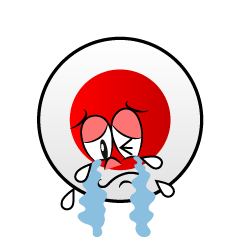 Bandera Japonesa Llorando