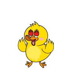 Enthusiastic Duck