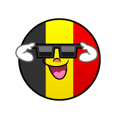 Bandera Bélgica Frio