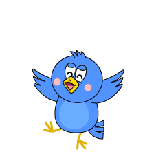 Smiling Blue Bird
