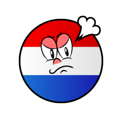 Bandera Holandesa Enojado