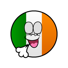 Bandera Irlandesa Relajante