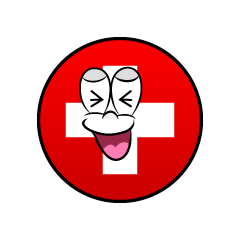 Bandera Suiza Riendo