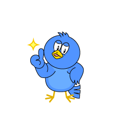 Thumbs Up Blue Bird
