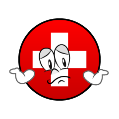 Bandera Suiza Preocupado