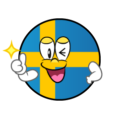 Thumbs up Swedish Symbol