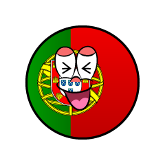 Bandera Portugal Riendo