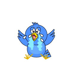 Crying Blue Bird