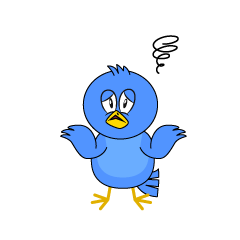 Troubled Blue Bird