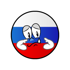 Bandera Rusa Triste