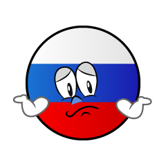 Bandera Rusa Preocupado