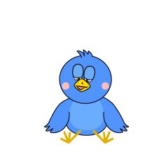 Troubled Blue Bird