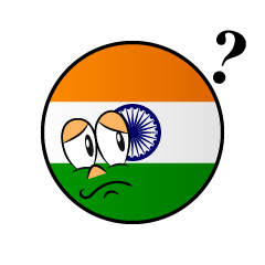 Bandera India Pensando