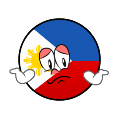Bandera Filipinas Preocupado