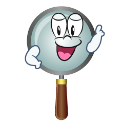 Posing Magnifying Glass