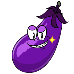 Grinning Eggplant